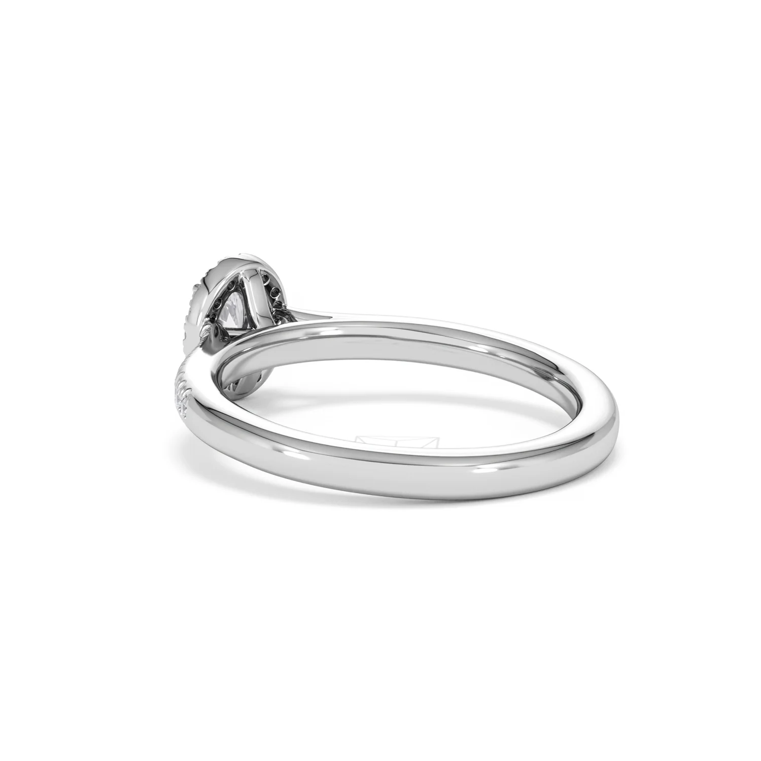 Lumia Oval Cut Lab Diamond Halo Ring 0.50ct F/VS in 925 Silver - Image 59