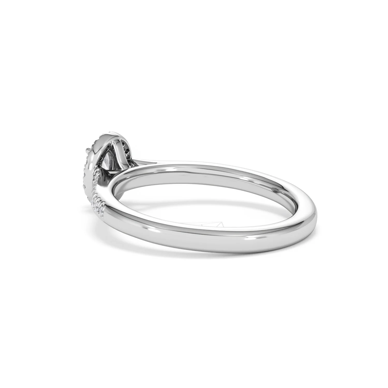 Lumia Oval Cut Lab Diamond Halo Ring 0.50ct F/VS in 925 Silver - Image 61