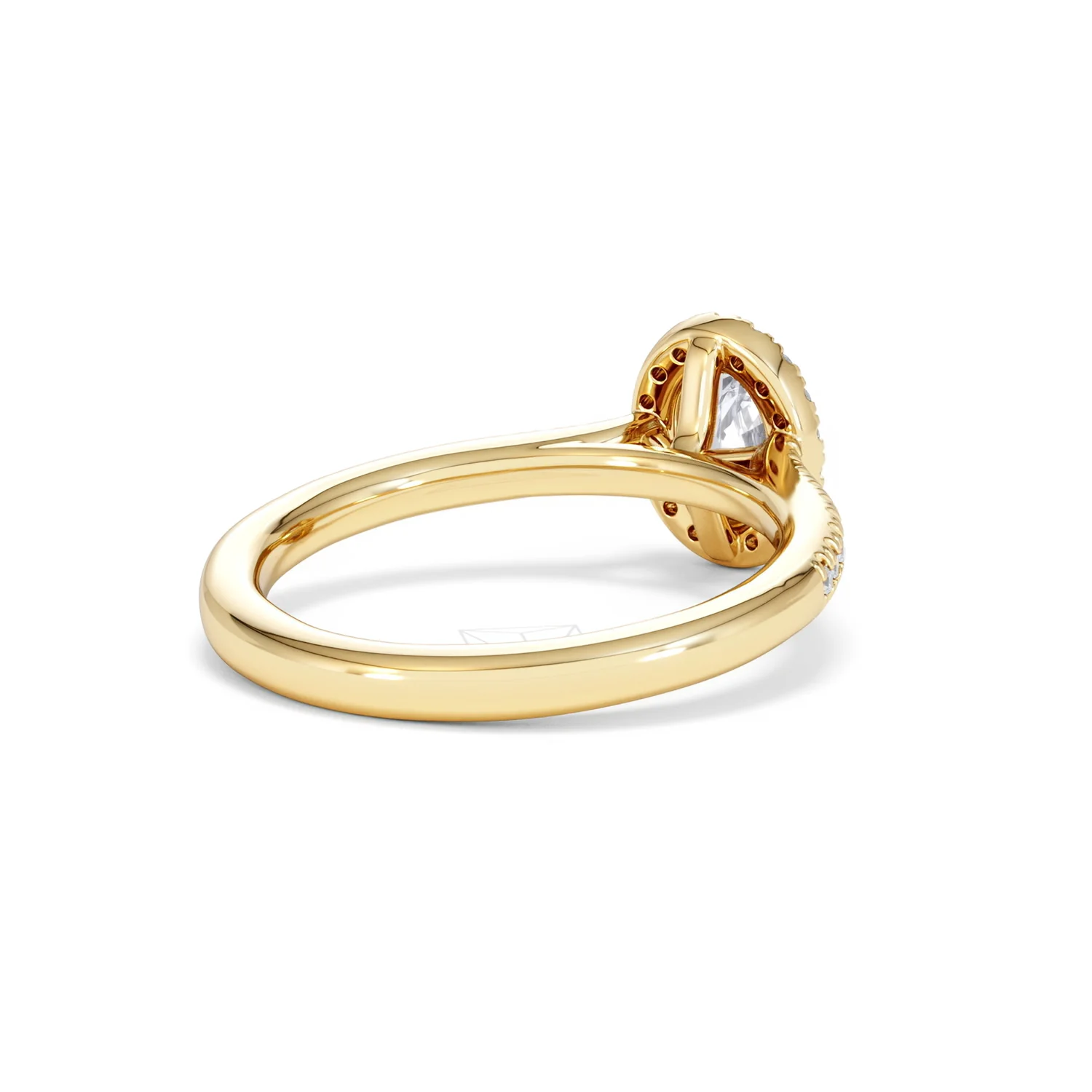 Lumia Oval Cut Lab Diamond Halo Ring 0.70ct F/VS in 9K Gold - Image 42