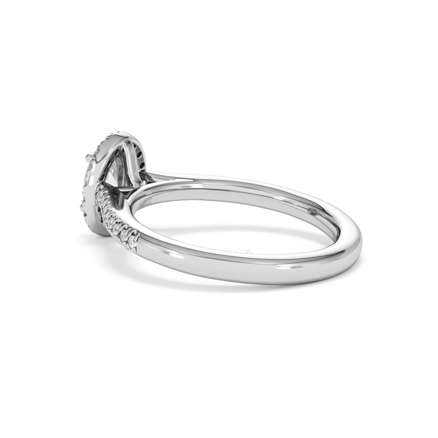 Lumia Oval Cut Lab Diamond Halo Ring 0.70ct F/VS in 9K White Gold - Image 62