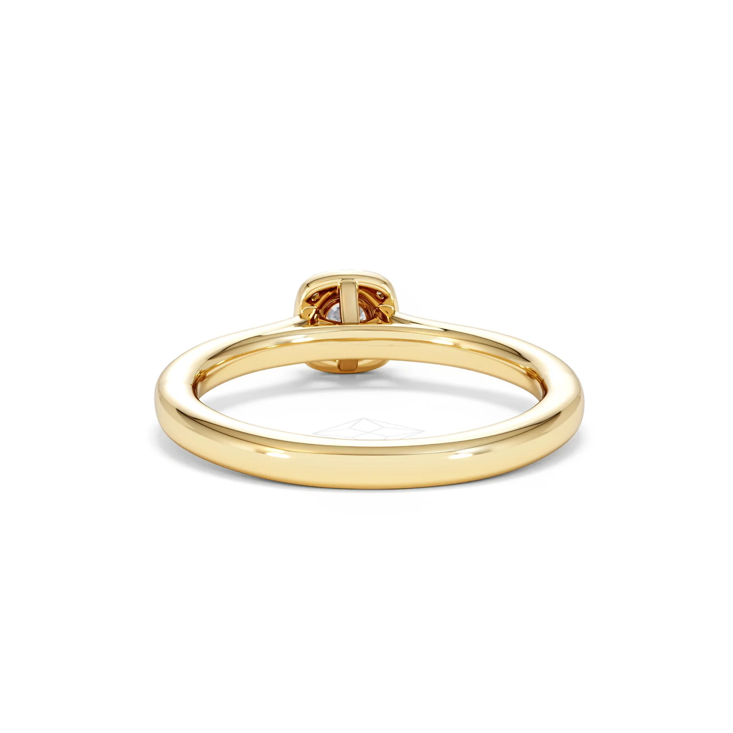 Lumia Round Cut Lab Diamond Halo Ring 0.33ct F/VS in 18K Gold Vermeil - Image 51