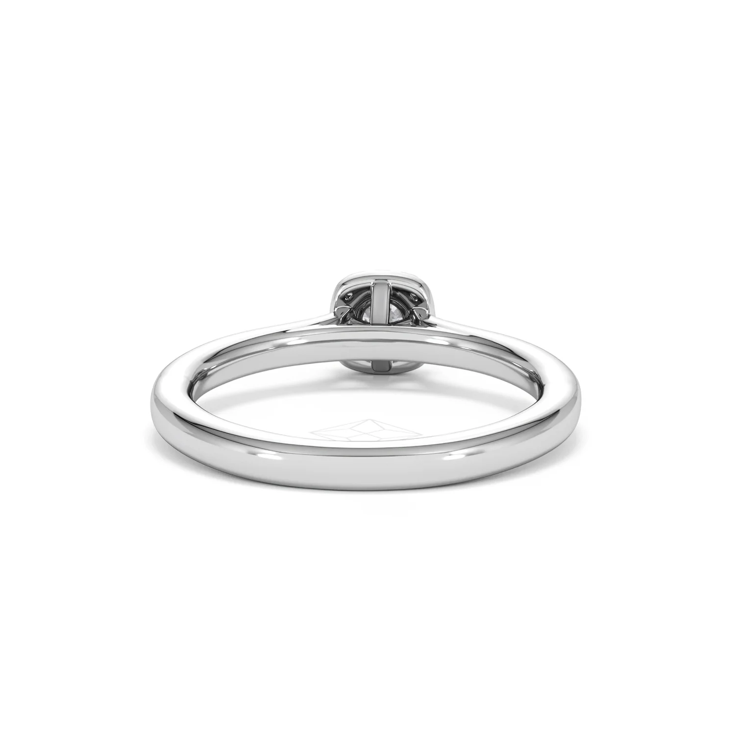 Lumia Round Cut Lab Diamond Halo Ring 0.33ct F/VS in 925 Silver - Image 49