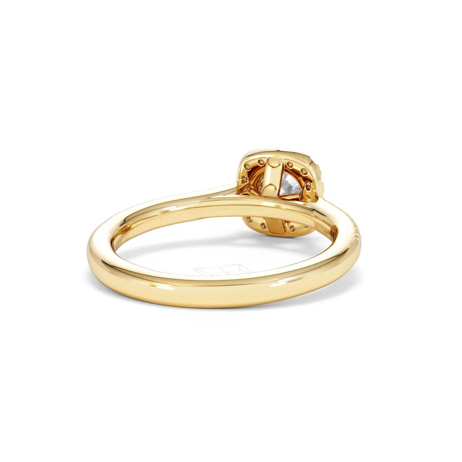 Lumia Round Cut Lab Diamond Halo Ring 0.70ct F/VS in 9K Gold - Image 45