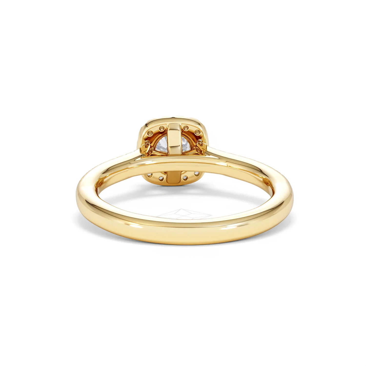 Lumia Round Cut Lab Diamond Halo Ring 0.70ct F/VS in 9K Gold - Image 51