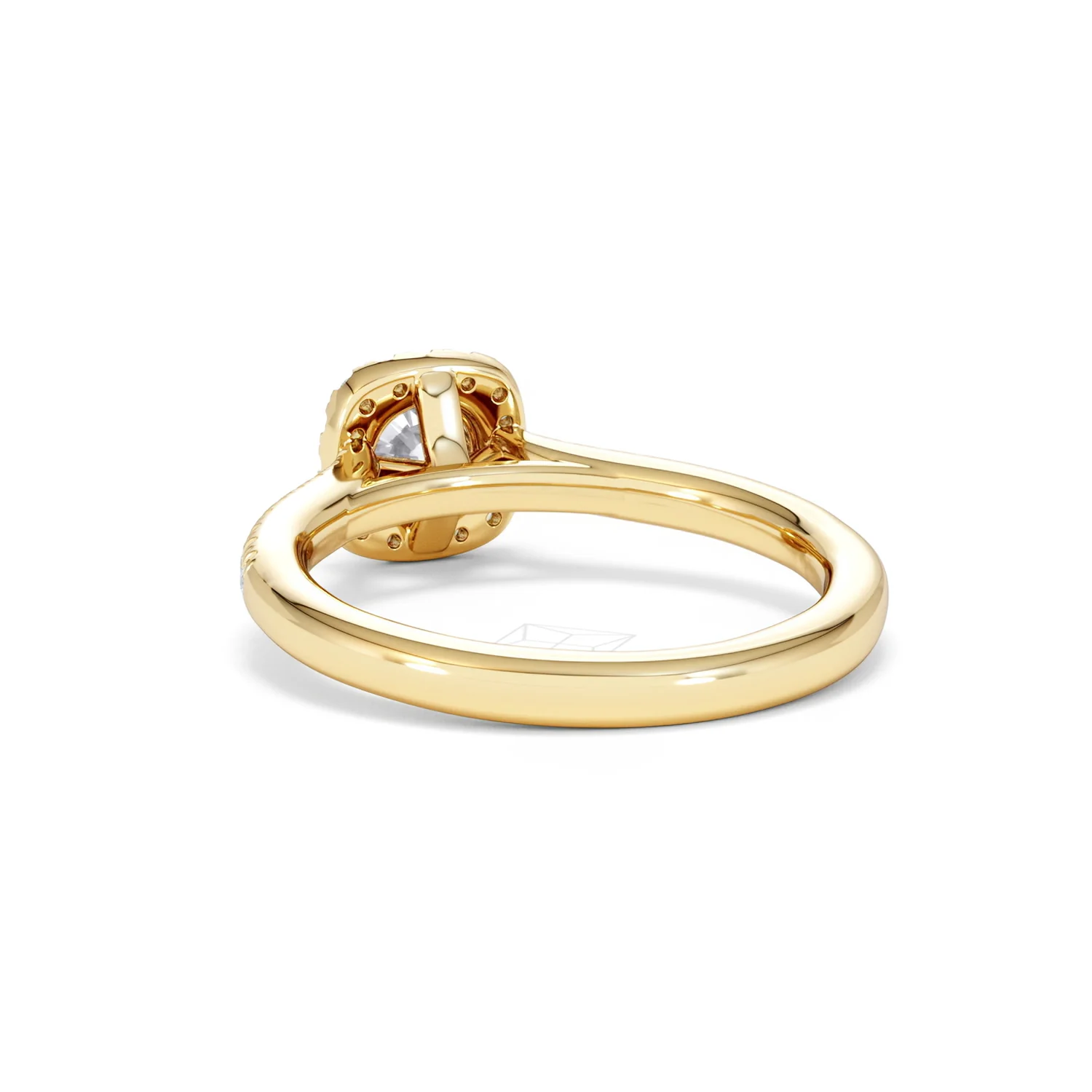 Lumia Round Cut Lab Diamond Halo Ring 0.70ct F/VS in 9K Gold - Image 55