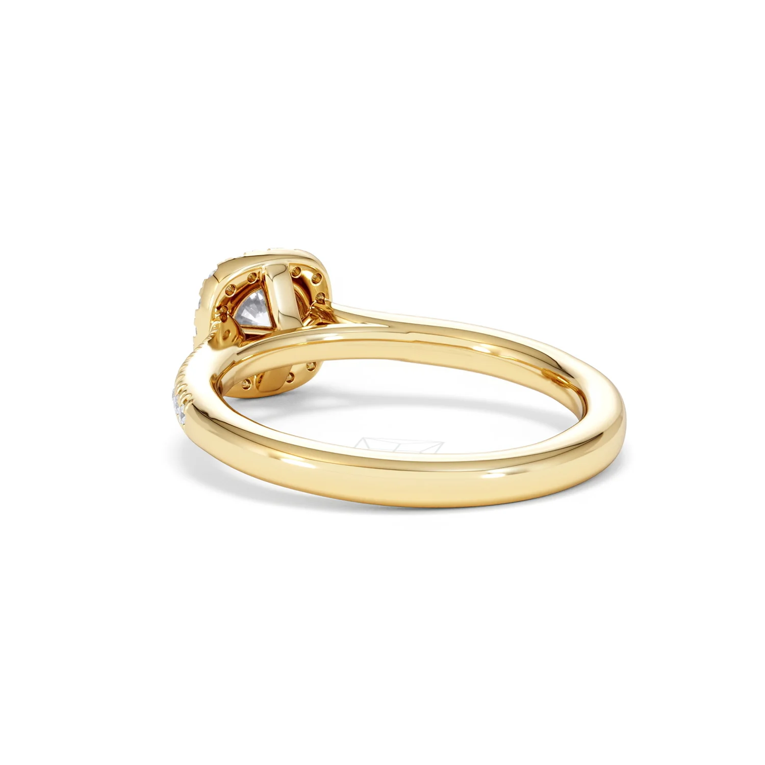 Lumia Round Cut Lab Diamond Halo Ring 0.70ct F/VS in 9K Gold - Image 57