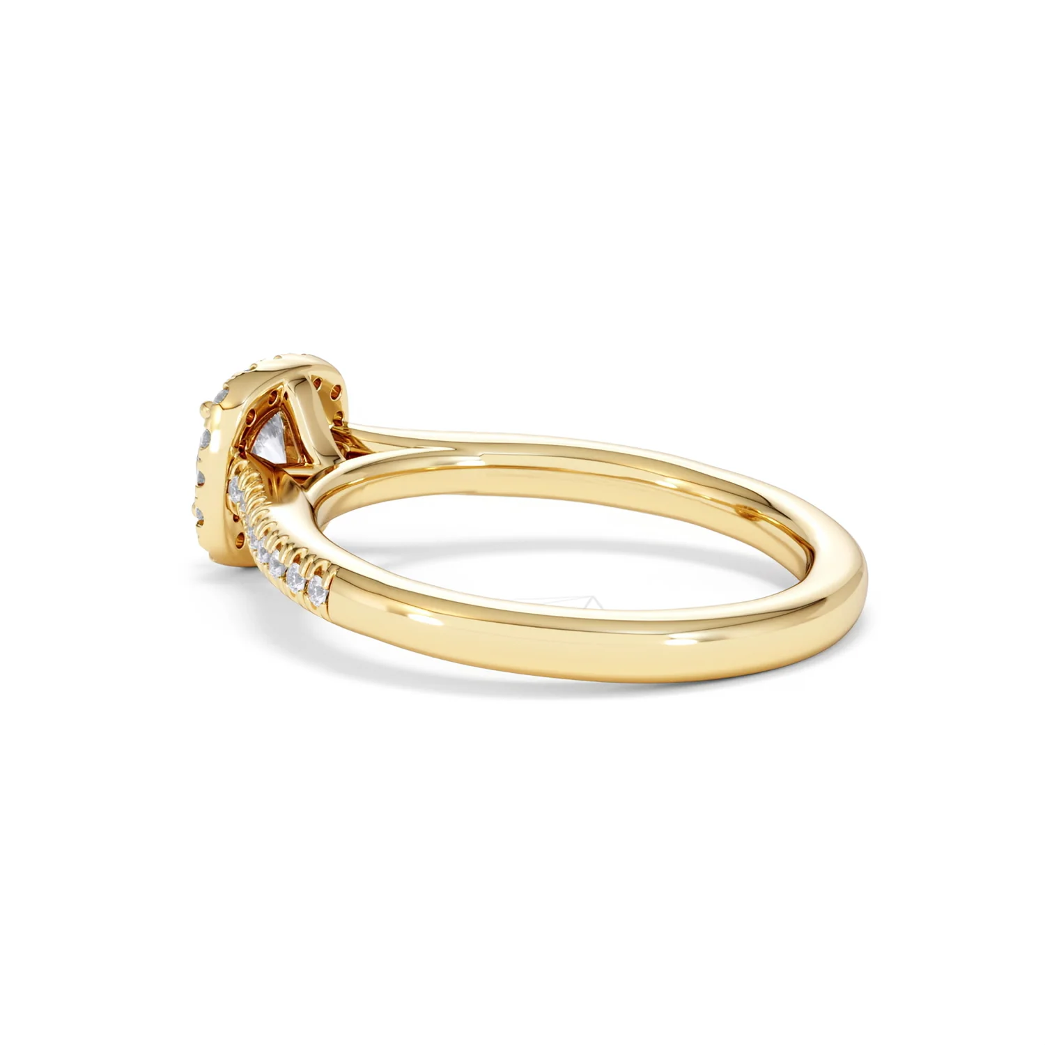 Lumia Round Cut Lab Diamond Halo Ring 0.70ct F/VS in 9K Gold - Image 62