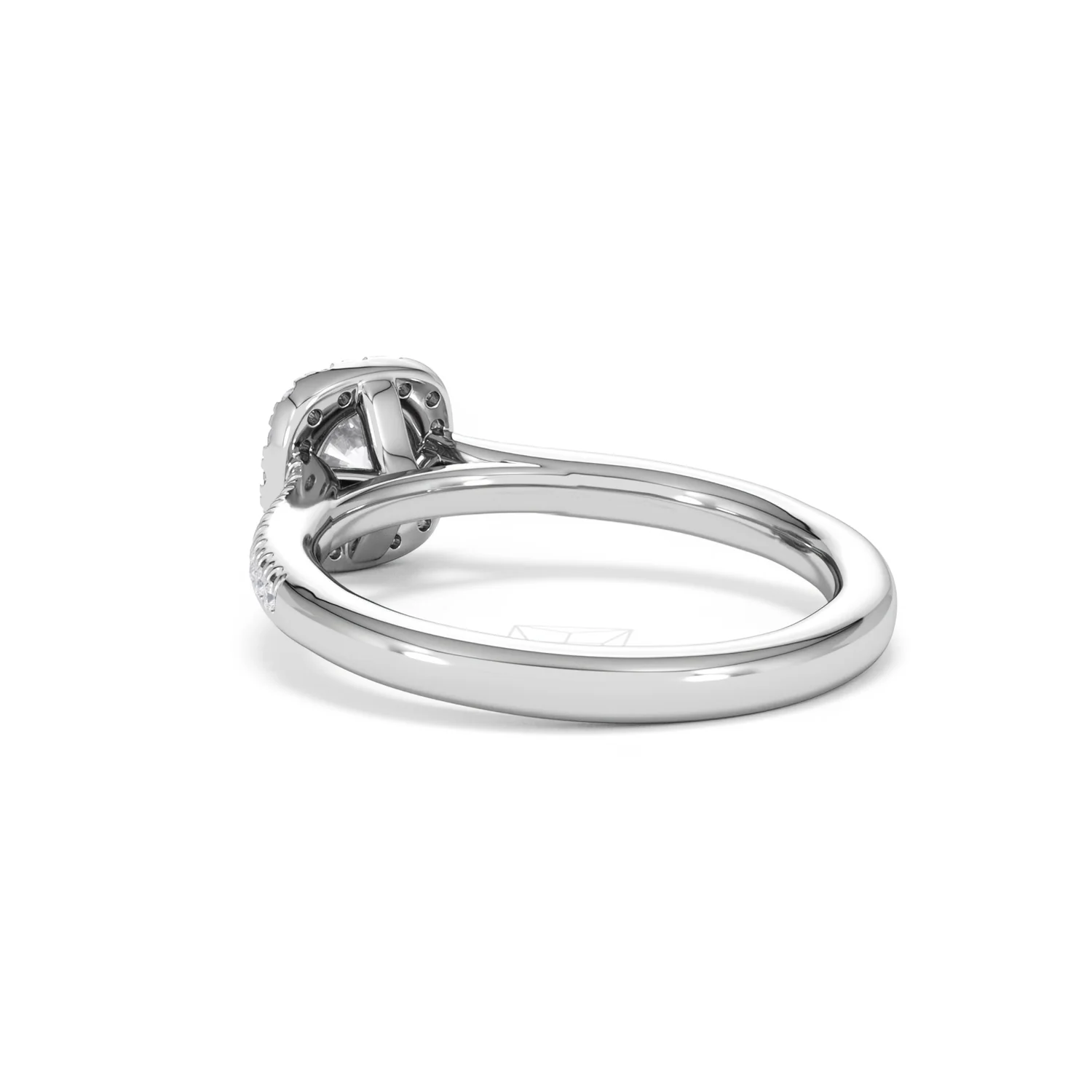 Lumia Round Cut Lab Diamond Halo Ring 0.70ct F/VS in 9K White Gold - Image 58