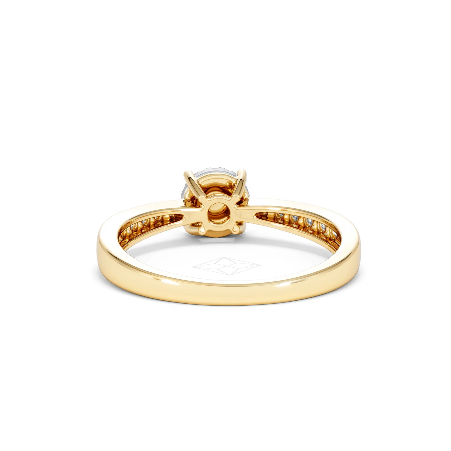 Masami Lab Diamond Engagement Ring 0.20ct Pave Set in 18K Gold Vermeil - Image 51