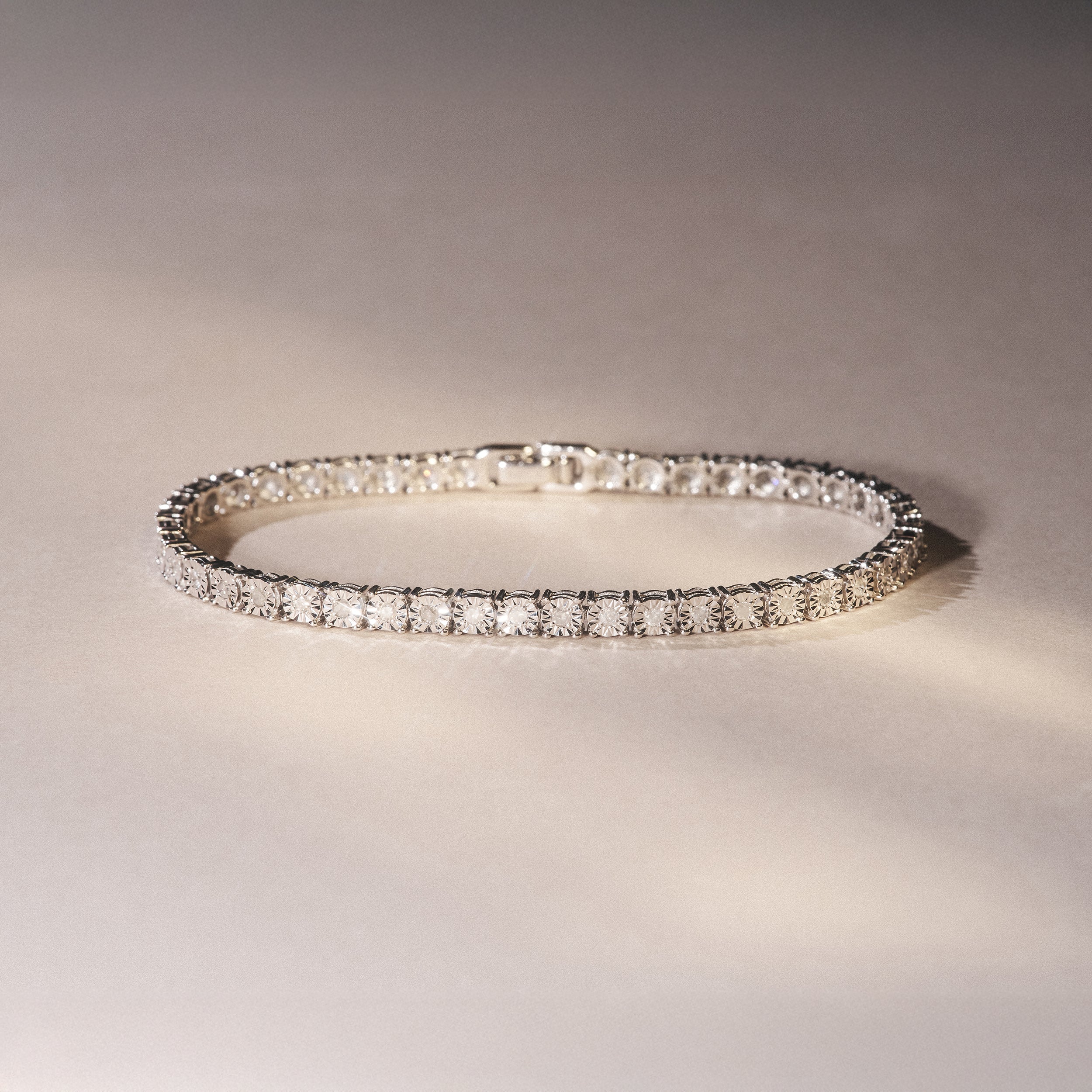 Men's Diamond 1.00ct Tennis Bracelet in 925 Silver - Image 7