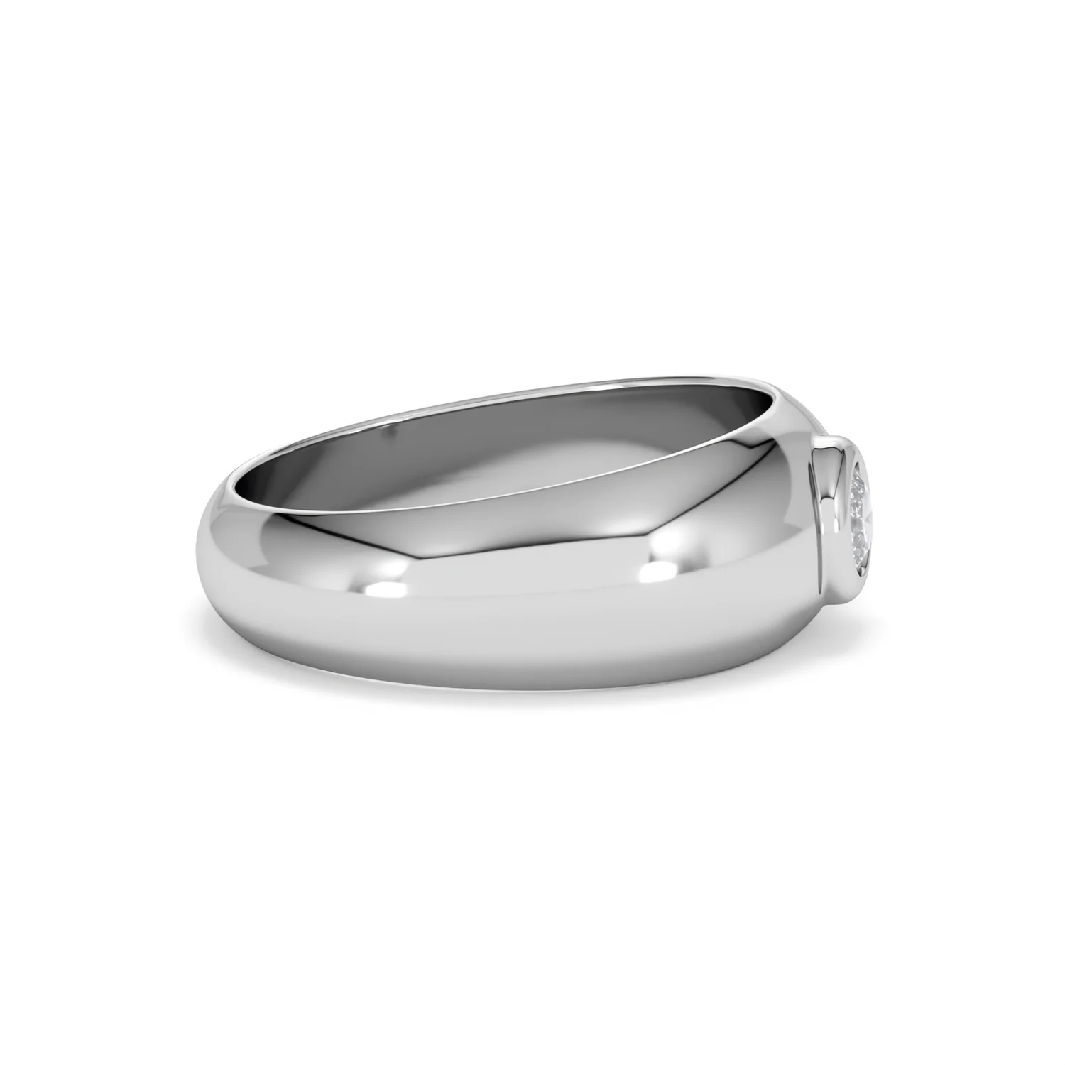 Men's Lab Diamond Signet Ring 0.25ct in 925 Silver H/SI - Image 27