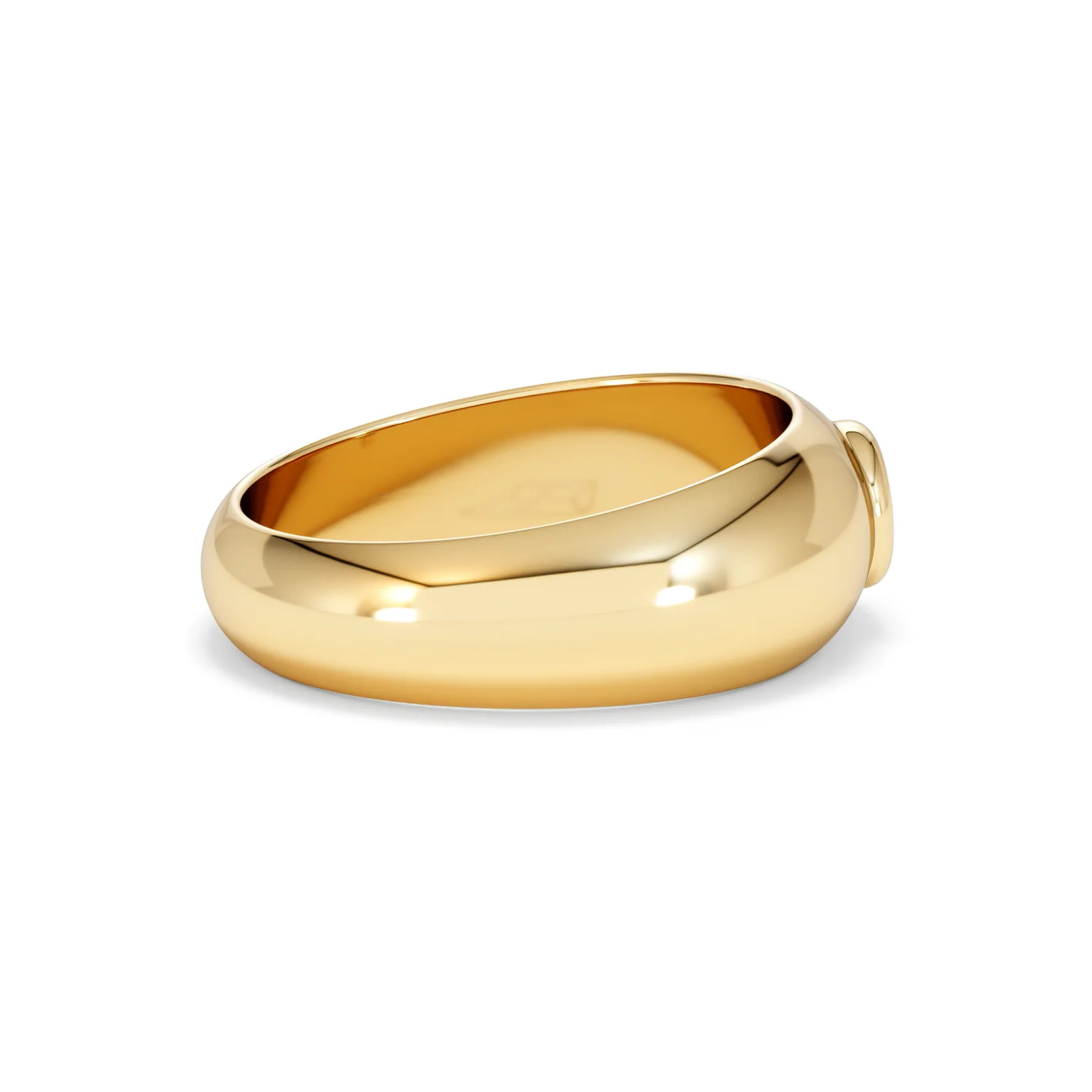 Men's Lab Diamond Signet Ring 0.25ct in18K Gold Vermeil H/SI - Image 32