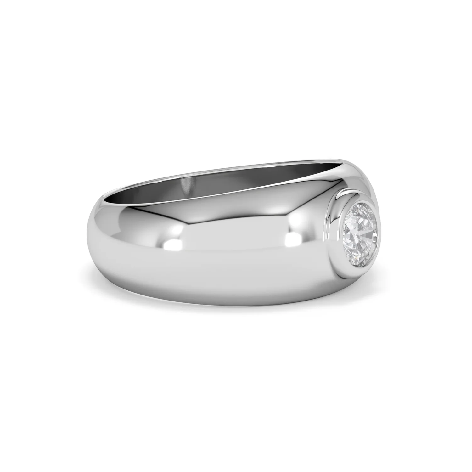 Men's Lab Diamond Signet Ring 0.50ct in 925 Silver H/SI - Image 22
