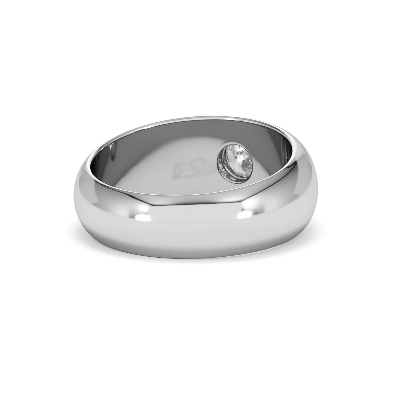 Men's Lab Diamond Signet Ring 0.50ct in 925 Silver H/SI - Image 44