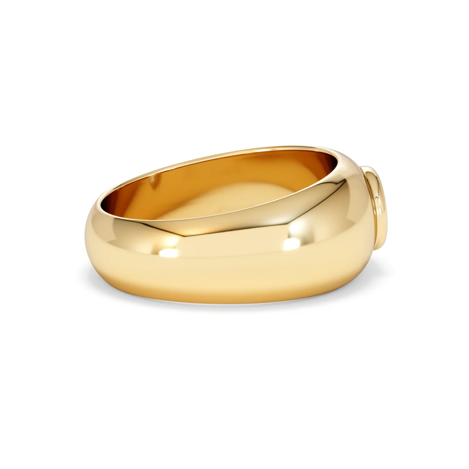 Men's Lab Diamond Signet Ring 0.50ct in18K Gold Vermeil H/SI - Image 32