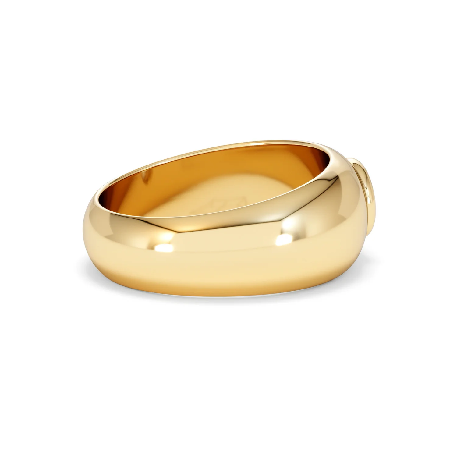 Men's Lab Diamond Signet Ring 0.50ct in18K Gold Vermeil H/SI - Image 34
