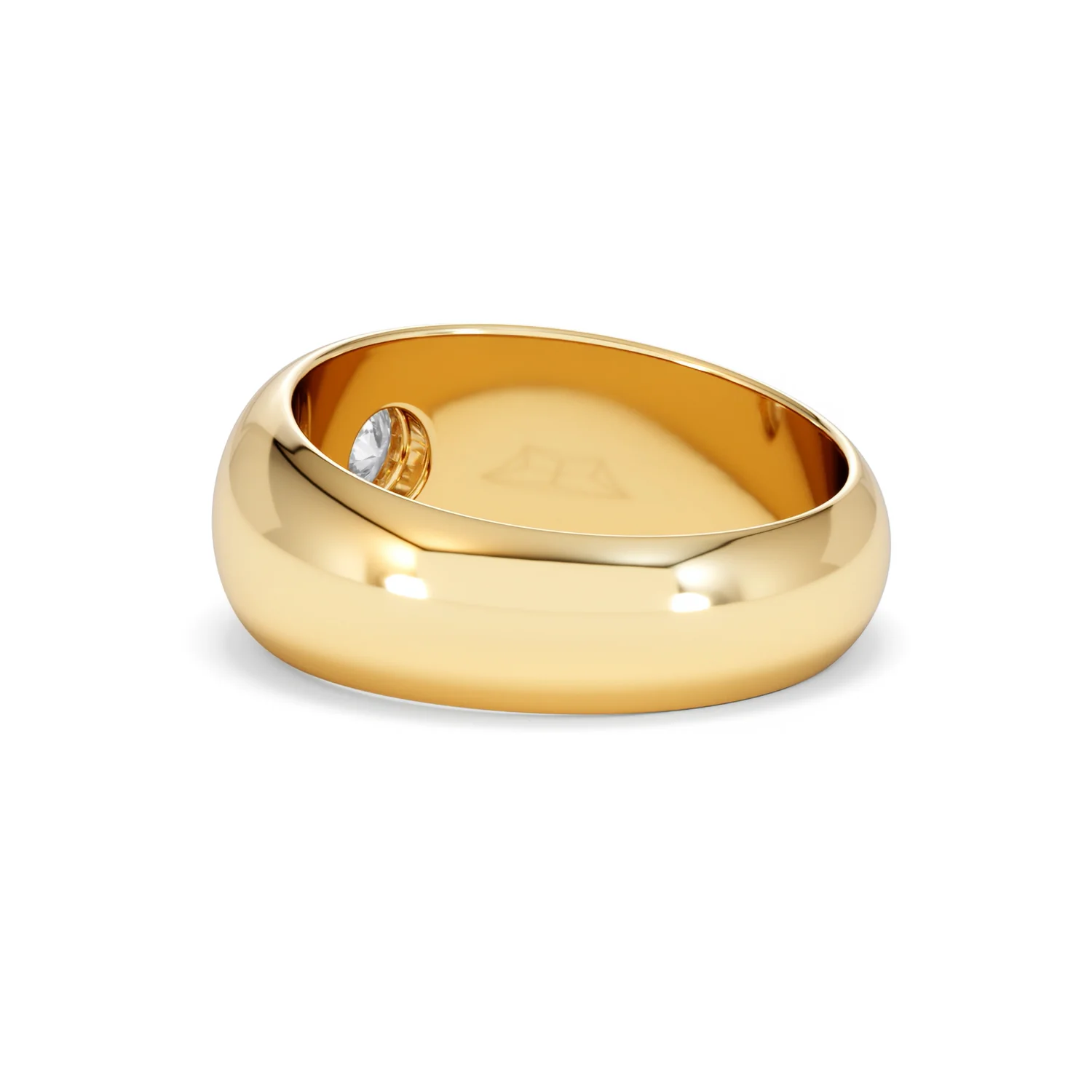 Men's Lab Diamond Signet Ring 0.50ct in18K Gold Vermeil H/SI - Image 59