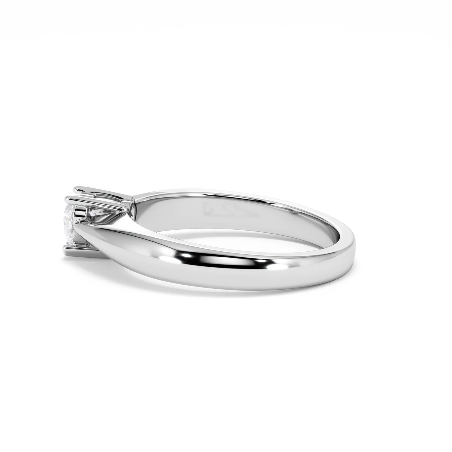 Naomi Heart Cut Lab Diamond Engagement Ring 0.33ct H/SI in 925 Silver - Image 68