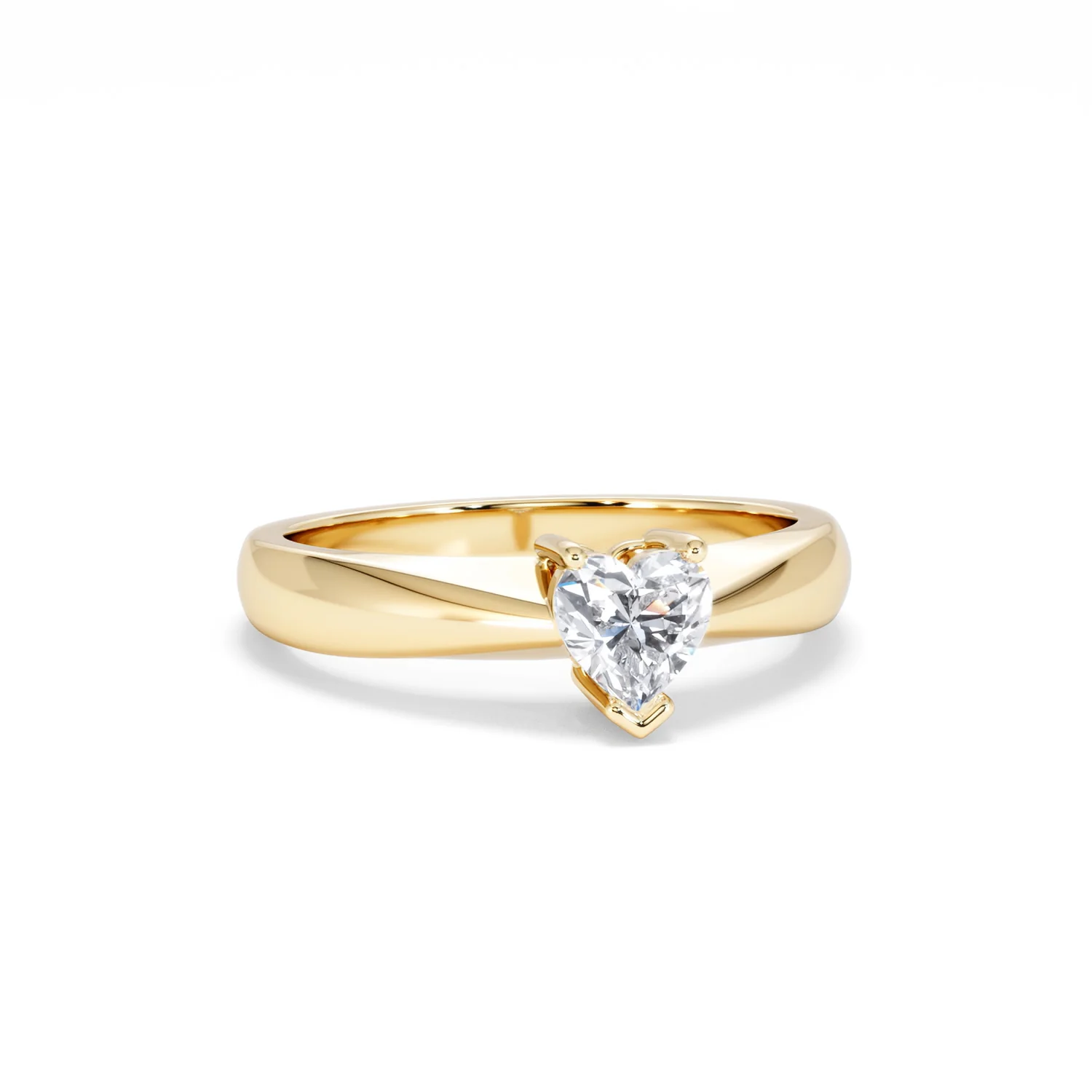 Naomi Heart Cut Lab Diamond Engagement Ring 0.50ct H/SI in 9k Gold - Image 13