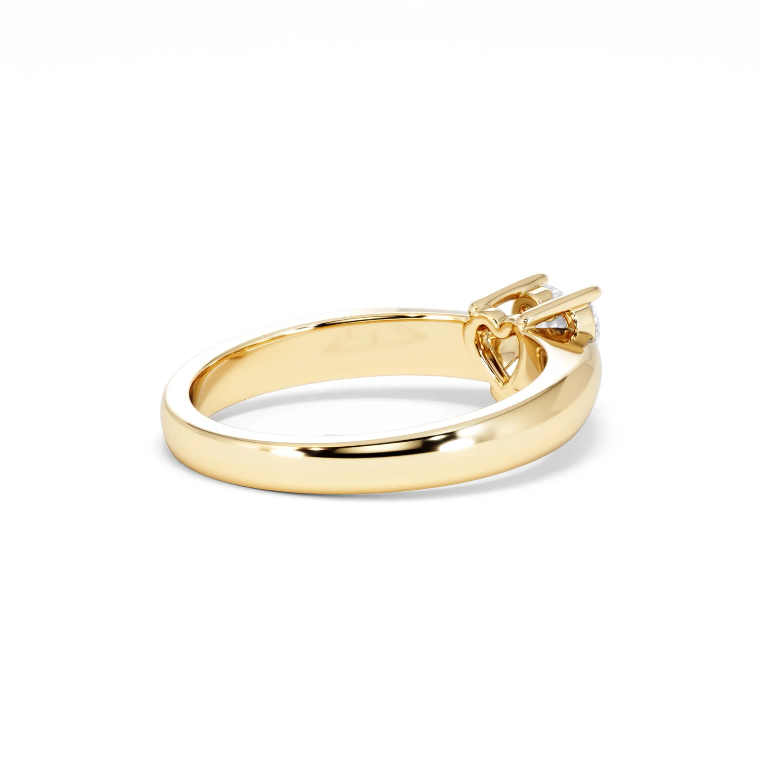 Naomi Heart Cut Lab Diamond Engagement Ring 0.50ct H/SI in 9k Gold - Image 39