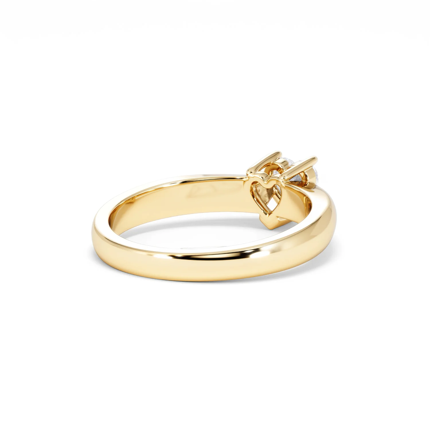 Naomi Heart Cut Lab Diamond Engagement Ring 0.50ct H/SI in 9k Gold - Image 42