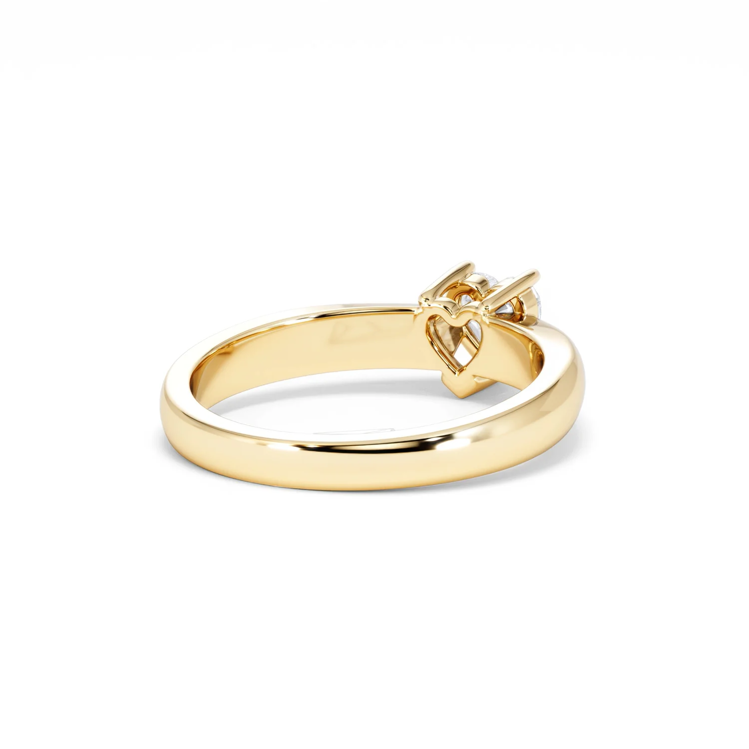 Naomi Heart Cut Lab Diamond Engagement Ring 0.50ct H/SI in 9k Gold - Image 43