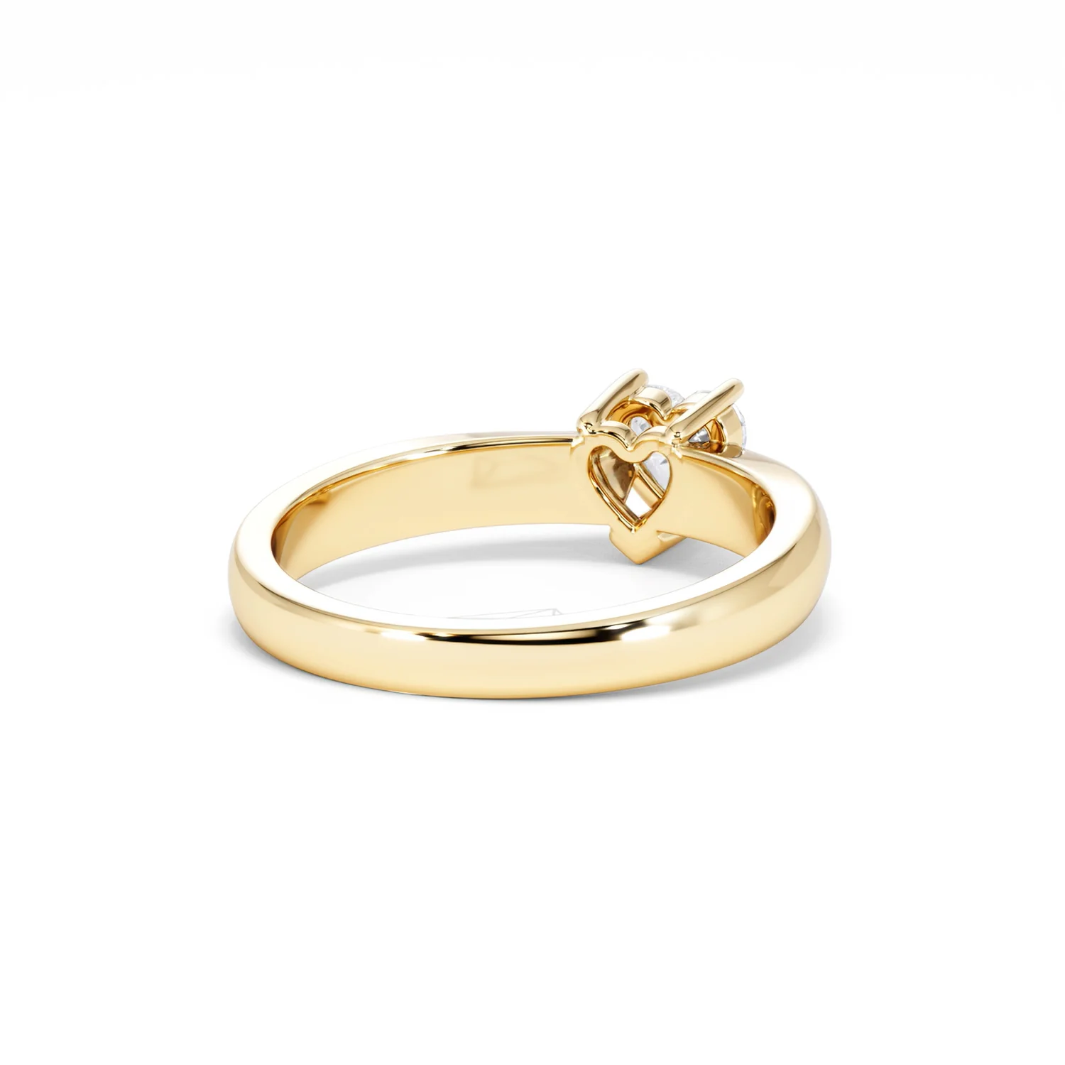 Naomi Heart Cut Lab Diamond Engagement Ring 0.50ct H/SI in 9k Gold - Image 44