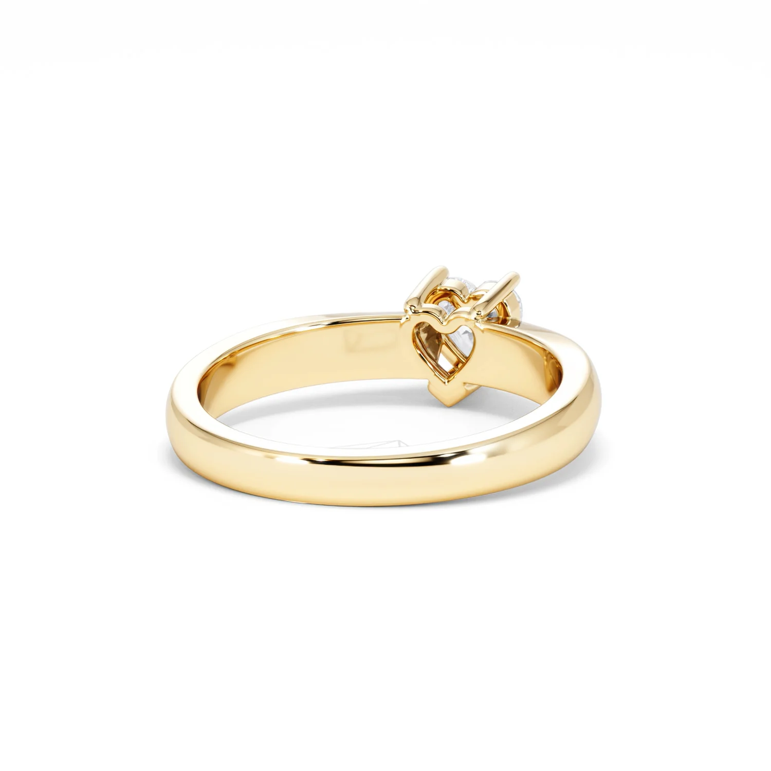 Naomi Heart Cut Lab Diamond Engagement Ring 0.50ct H/SI in 9k Gold - Image 45