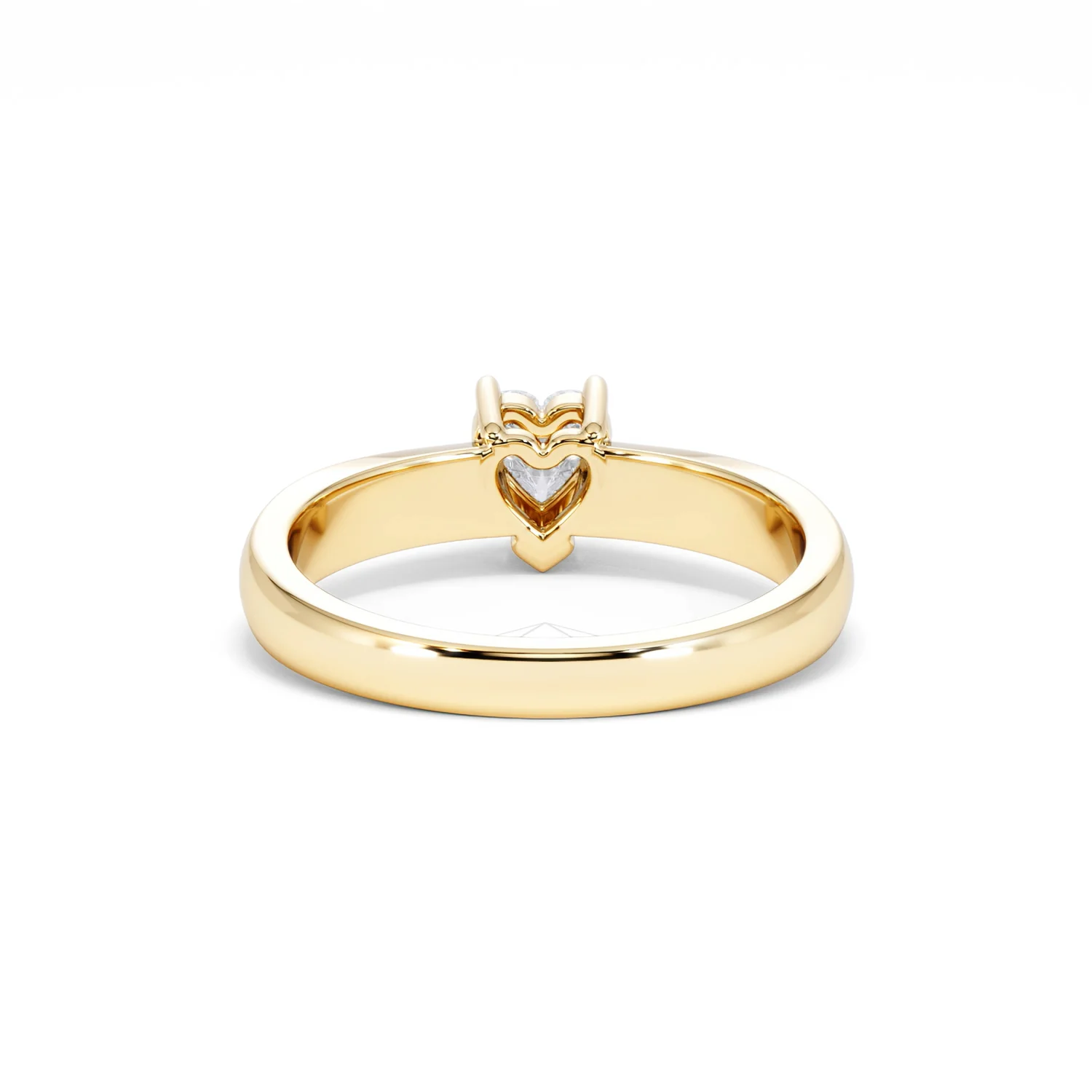 Naomi Heart Cut Lab Diamond Engagement Ring 0.50ct H/SI in 9k Gold - Image 50