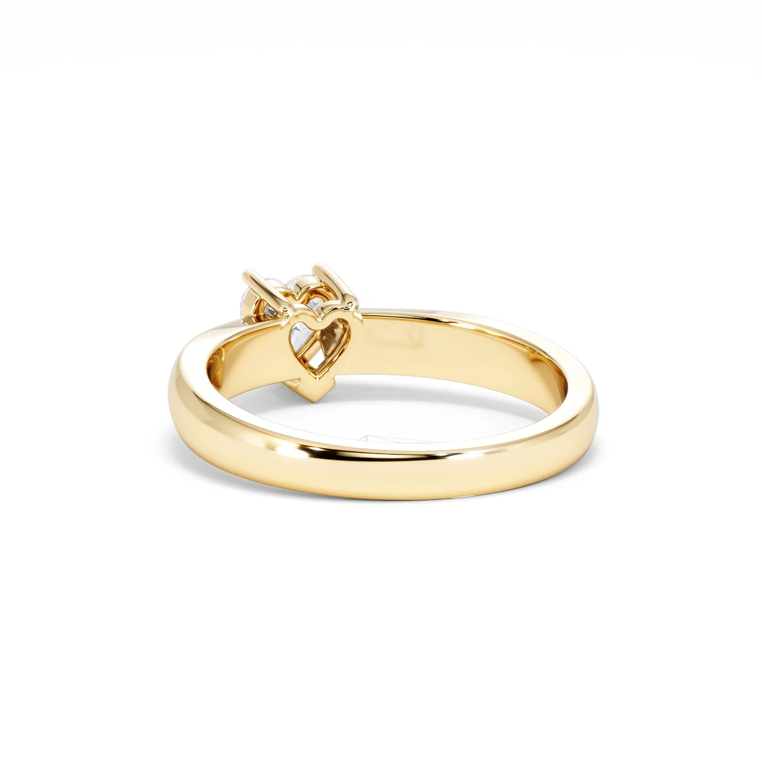 Naomi Heart Cut Lab Diamond Engagement Ring 0.50ct H/SI in 9k Gold - Image 55