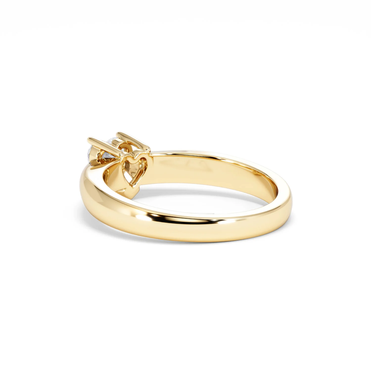 Naomi Heart Cut Lab Diamond Engagement Ring 0.50ct H/SI in 9k Gold - Image 59