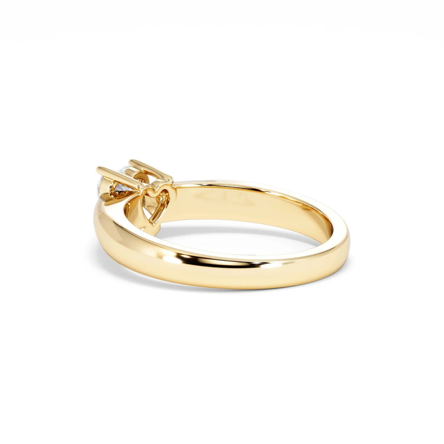 Naomi Heart Cut Lab Diamond Engagement Ring 0.50ct H/SI in 9k Gold - Image 60