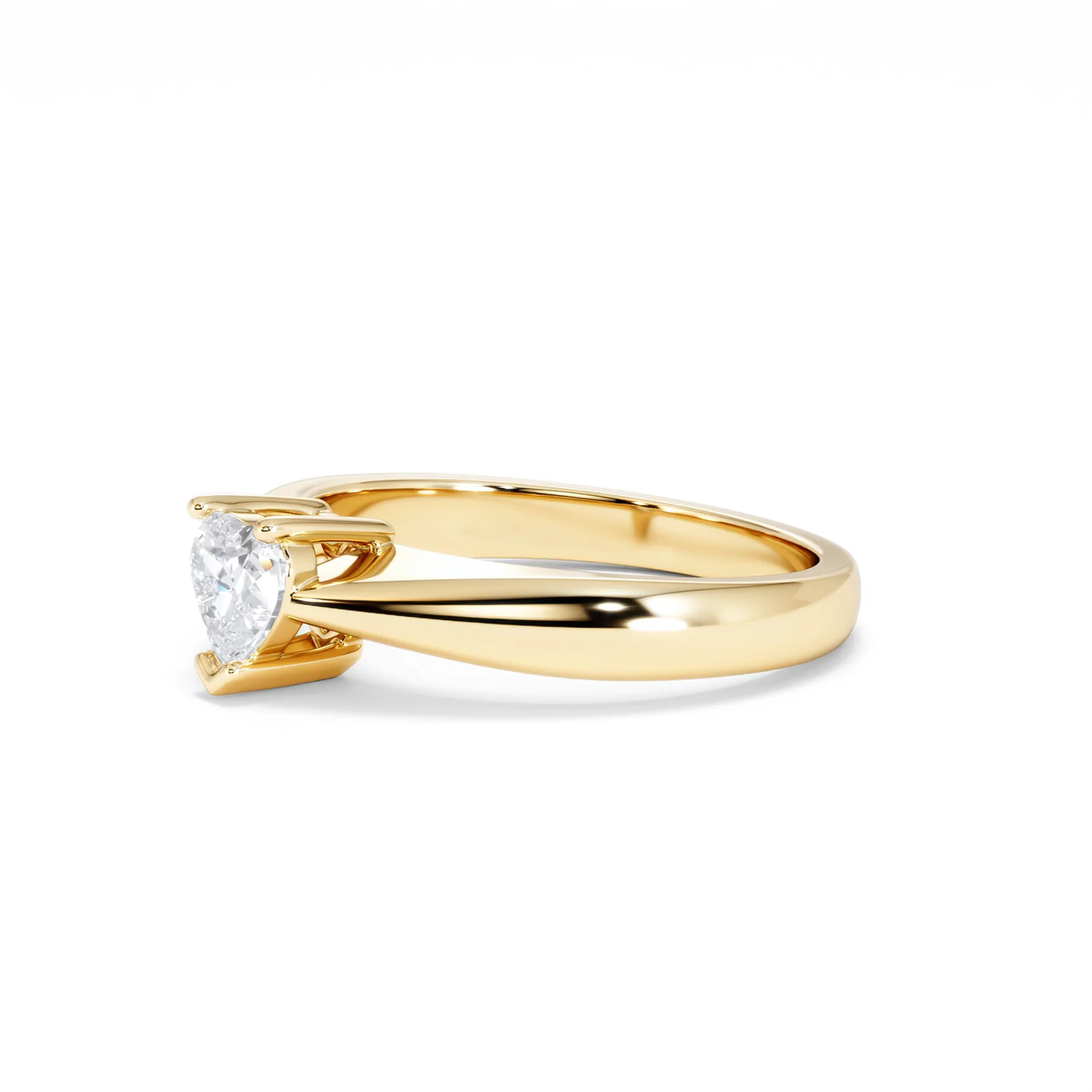Naomi Heart Cut Lab Diamond Engagement Ring 0.50ct H/SI in 9k Gold - Image 78