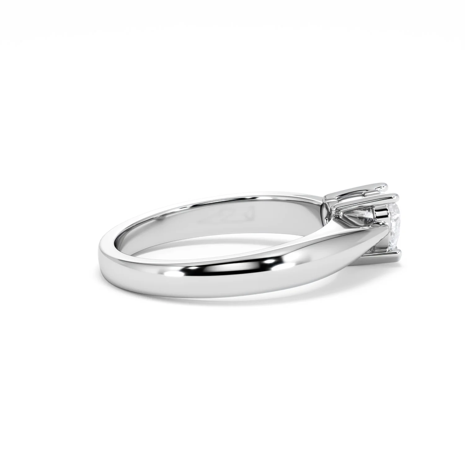 Naomi Heart Cut Lab Diamond Engagement Ring 0.50ct H/SI in 9k White Gold - Image 32