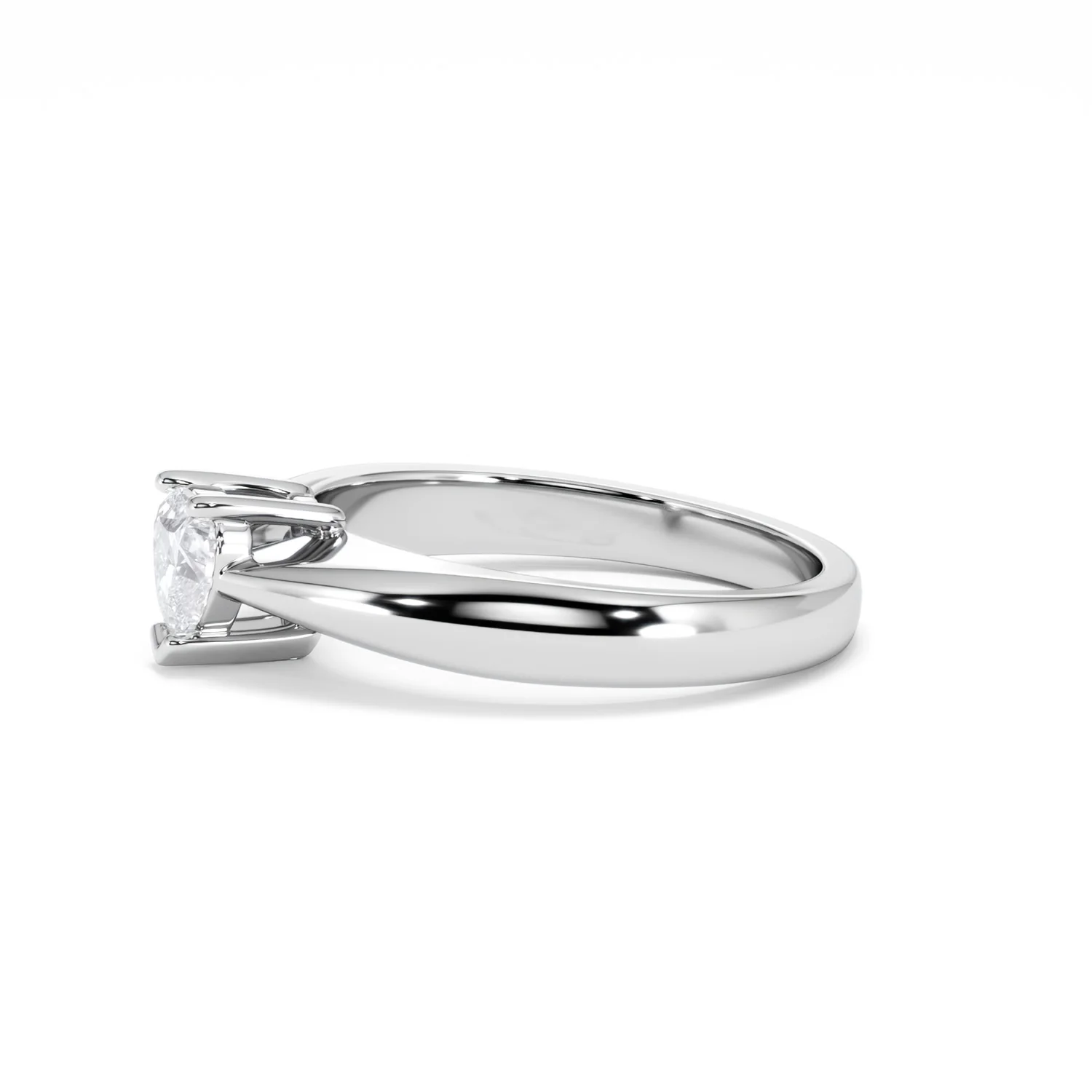 Naomi Heart Cut Lab Diamond Engagement Ring 0.50ct H/SI in 9k White Gold - Image 74