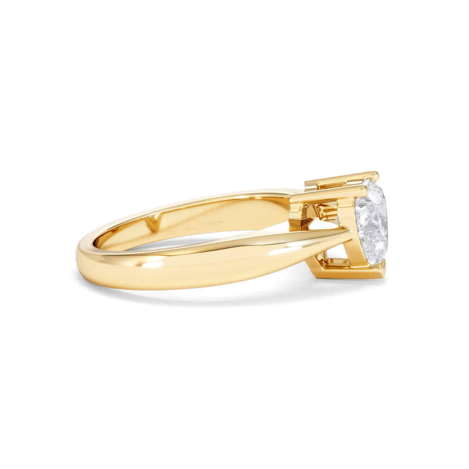 Naomi Heart Cut Lab Diamond Engagement Ring 1.00ct H/SI in 9k Gold - Image 26
