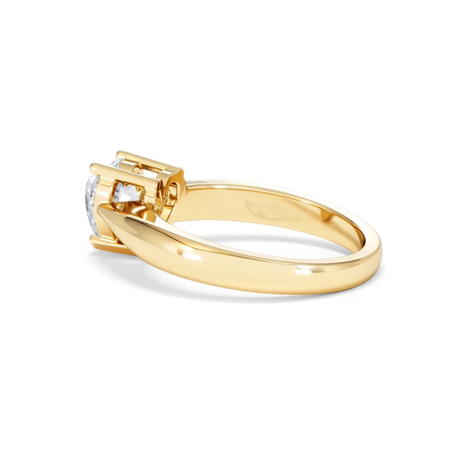 Naomi Heart Cut Lab Diamond Engagement Ring 1.00ct H/SI in 9k Gold - Image 64