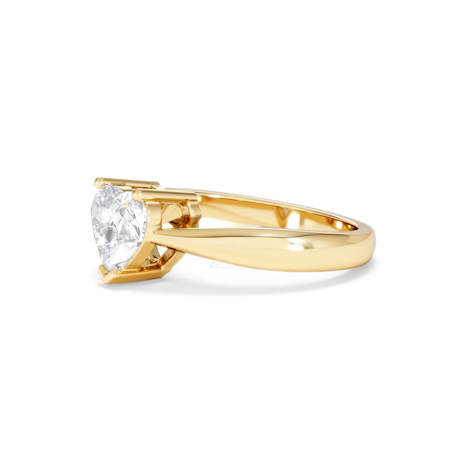 Naomi Heart Cut Lab Diamond Engagement Ring 1.00ct H/SI in 9k Gold - Image 77