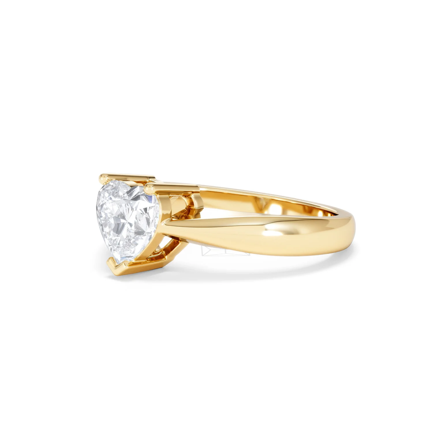 Naomi Heart Cut Lab Diamond Engagement Ring 1.00ct H/SI in 9k Gold - Image 79