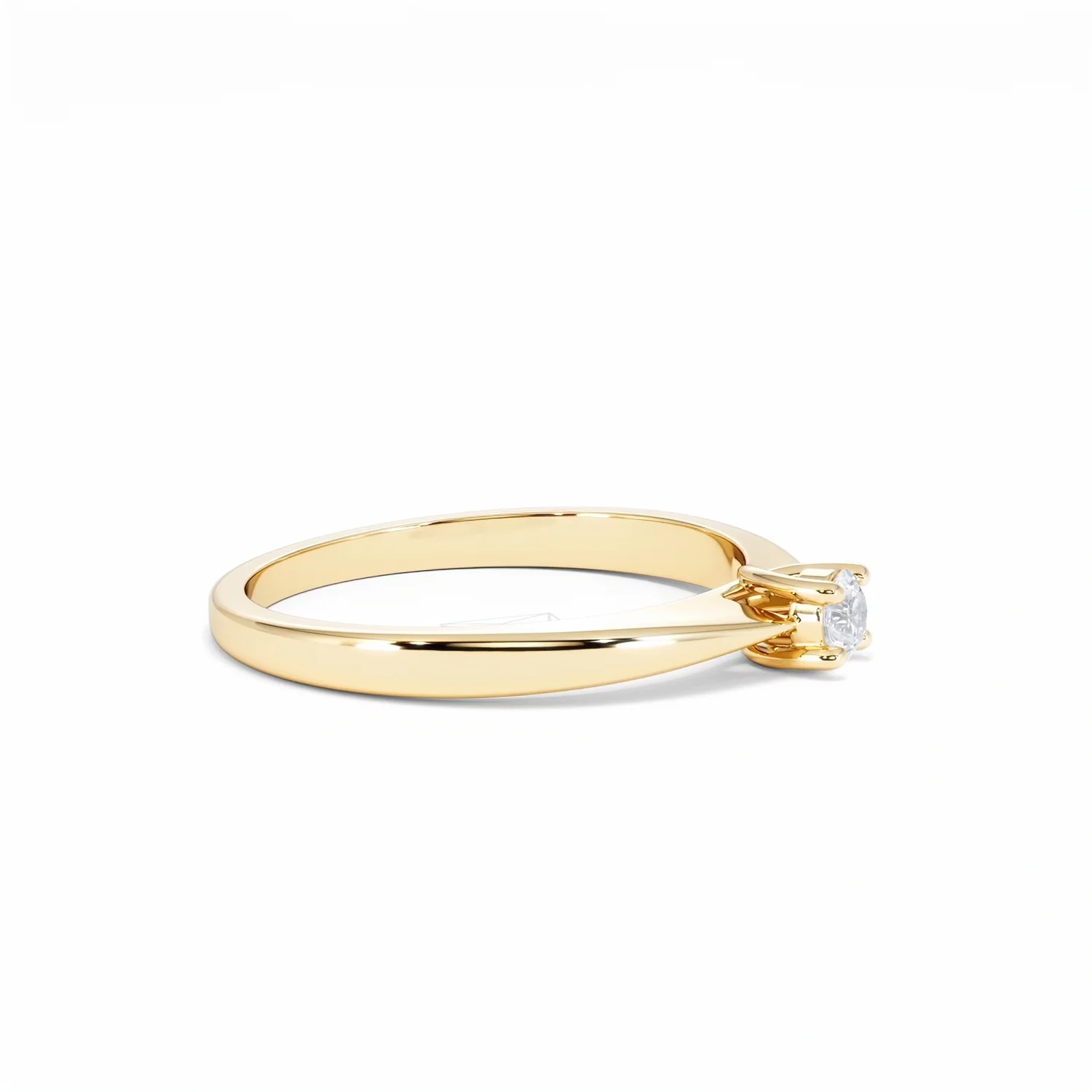 Naomi Lab Diamond Engagement Ring 0.15ct H/Si in 18K Gold Vermeil - Image 23