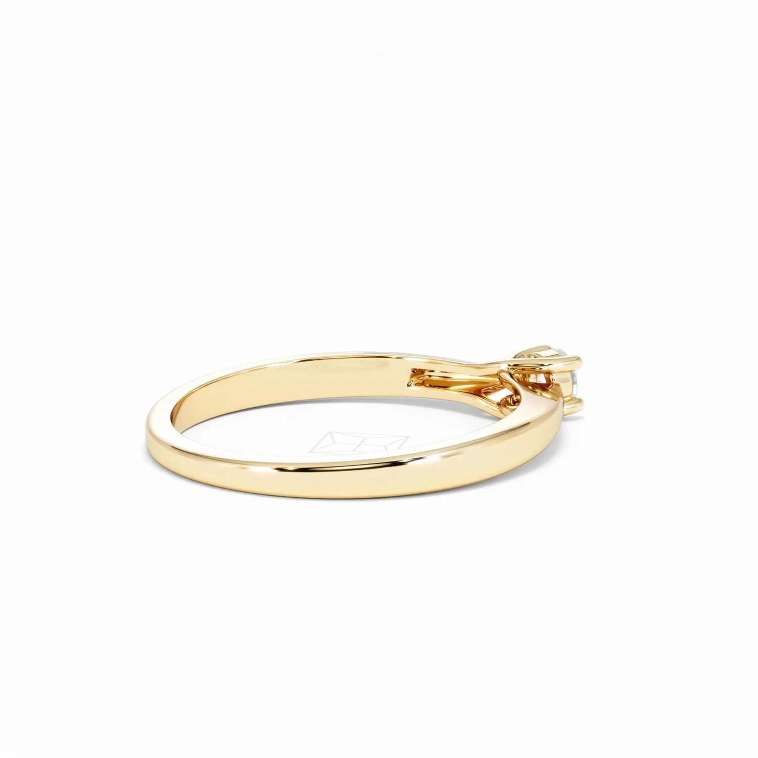 Naomi Lab Diamond Engagement Ring 0.15ct H/Si in 18K Gold Vermeil - Image 35