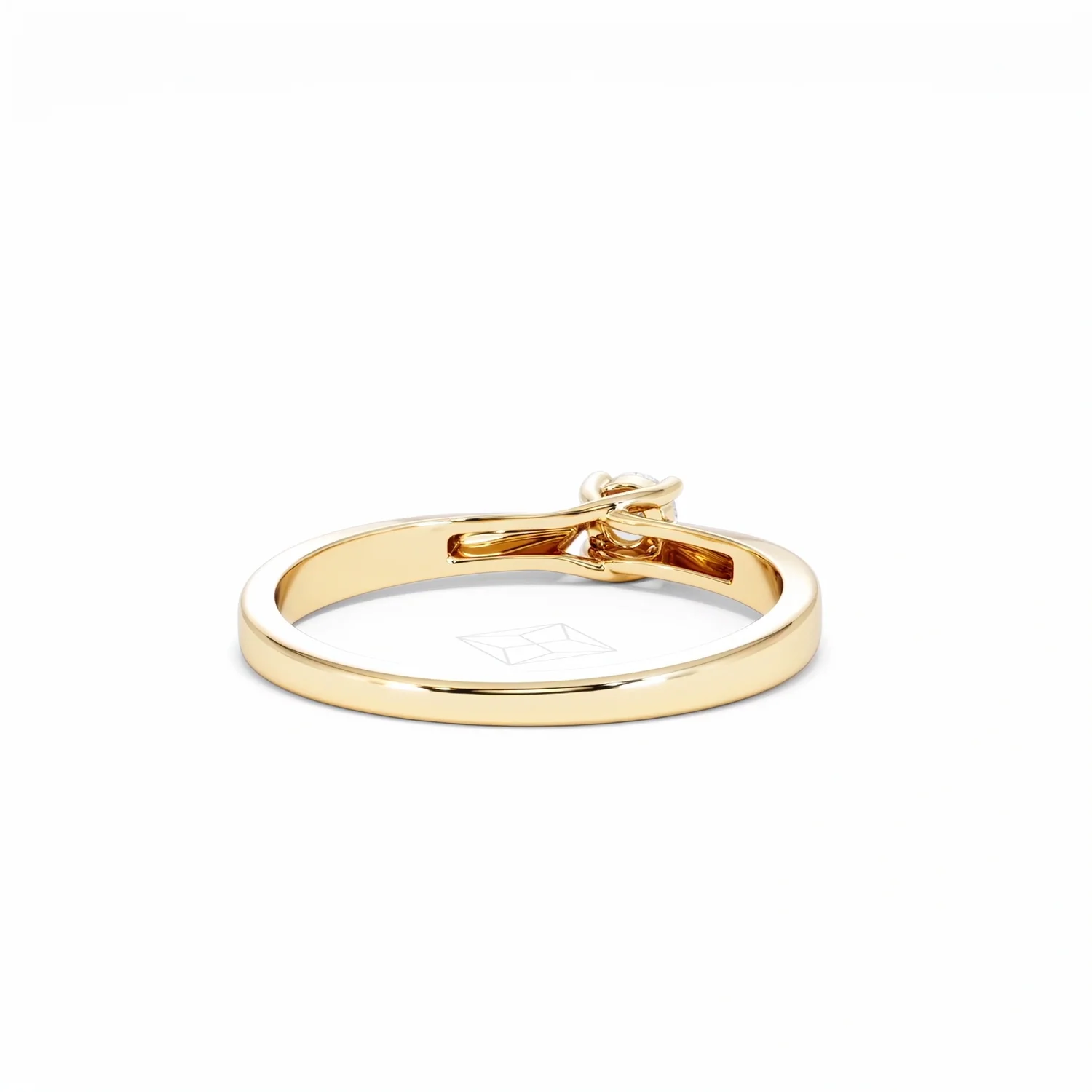 Naomi Lab Diamond Engagement Ring 0.15ct H/Si in 18K Gold Vermeil - Image 44