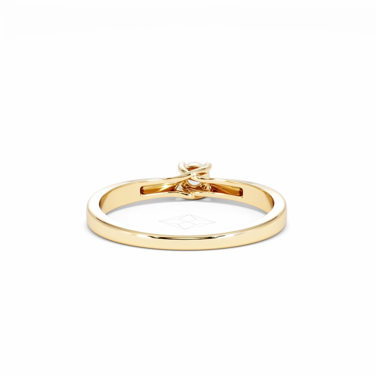 Naomi Lab Diamond Engagement Ring 0.15ct H/Si in 18K Gold Vermeil - Image 47