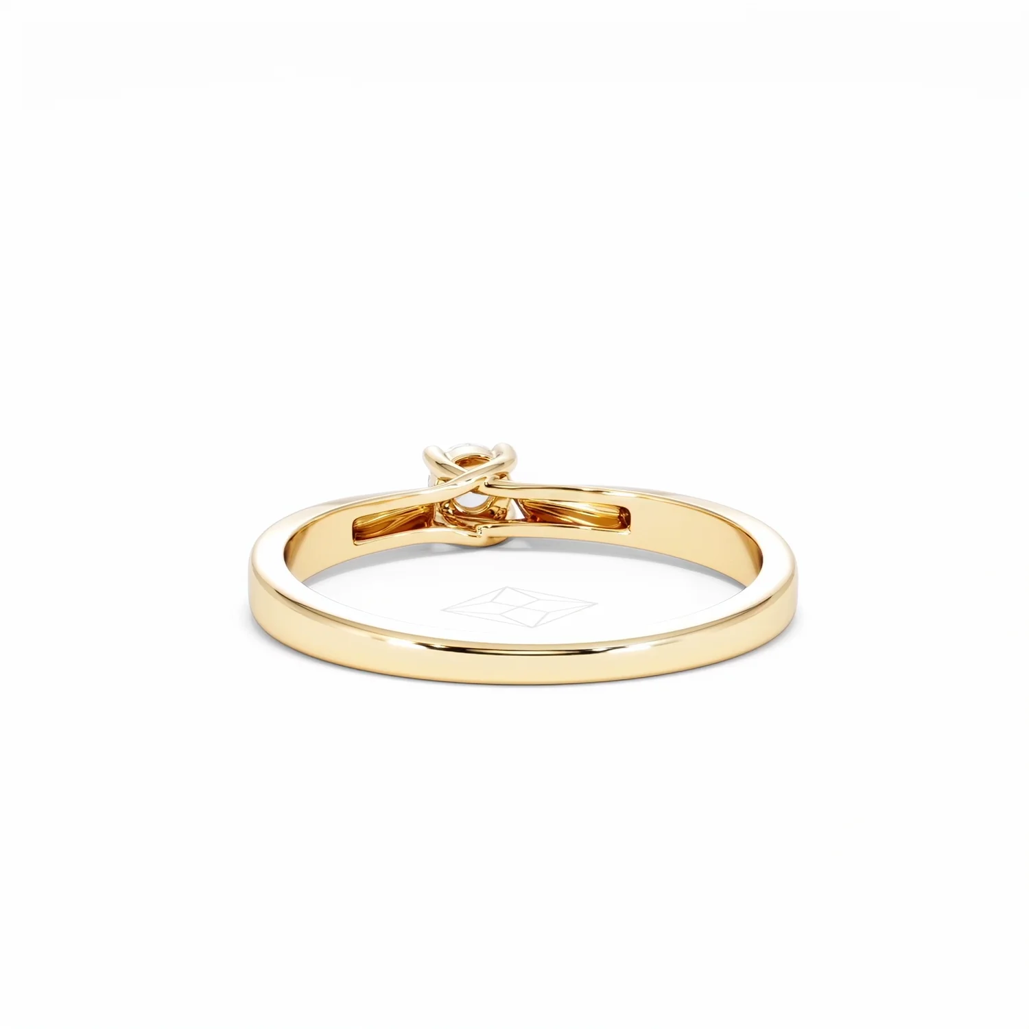 Naomi Lab Diamond Engagement Ring 0.15ct H/Si in 18K Gold Vermeil - Image 50