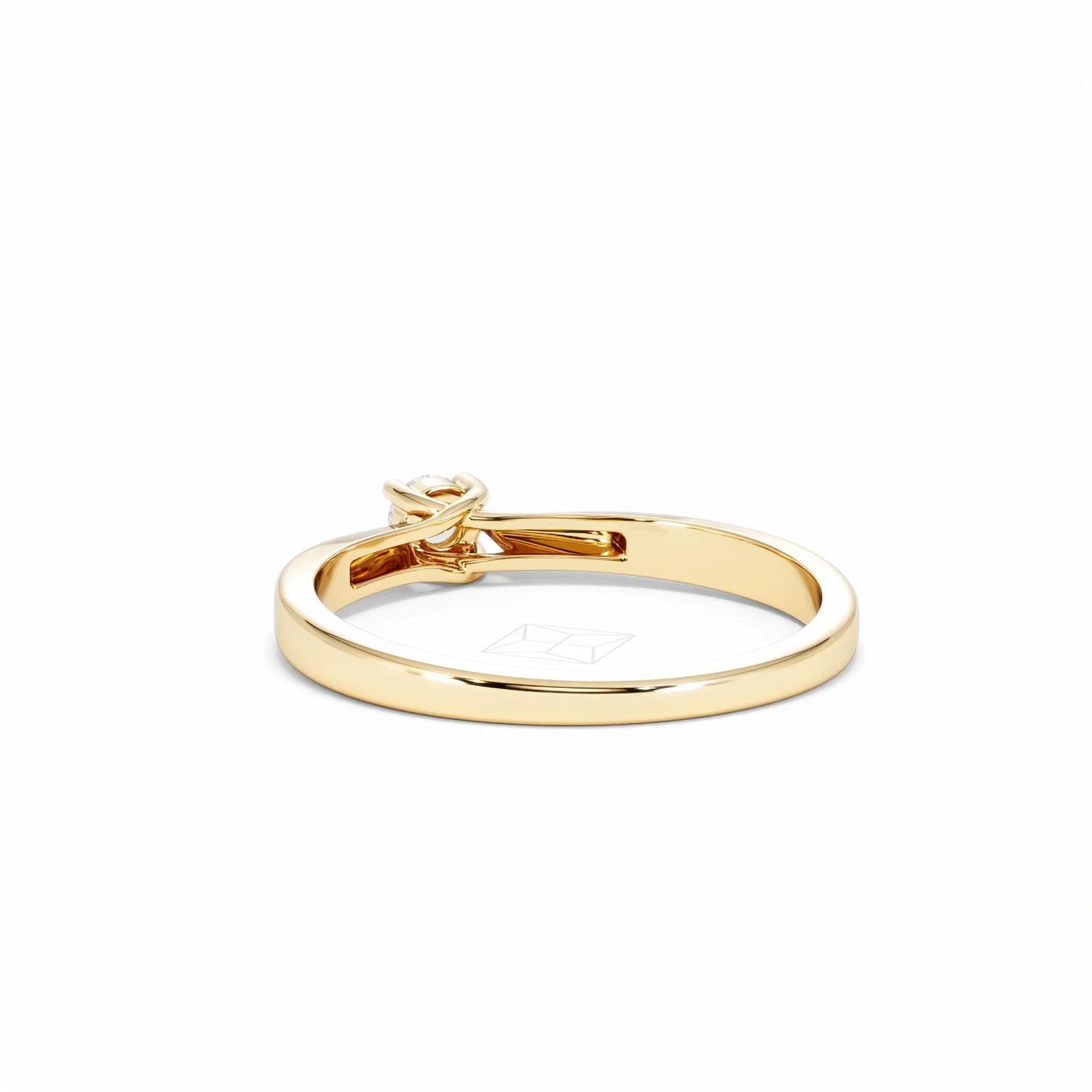Naomi Lab Diamond Engagement Ring 0.15ct H/Si in 18K Gold Vermeil - Image 53