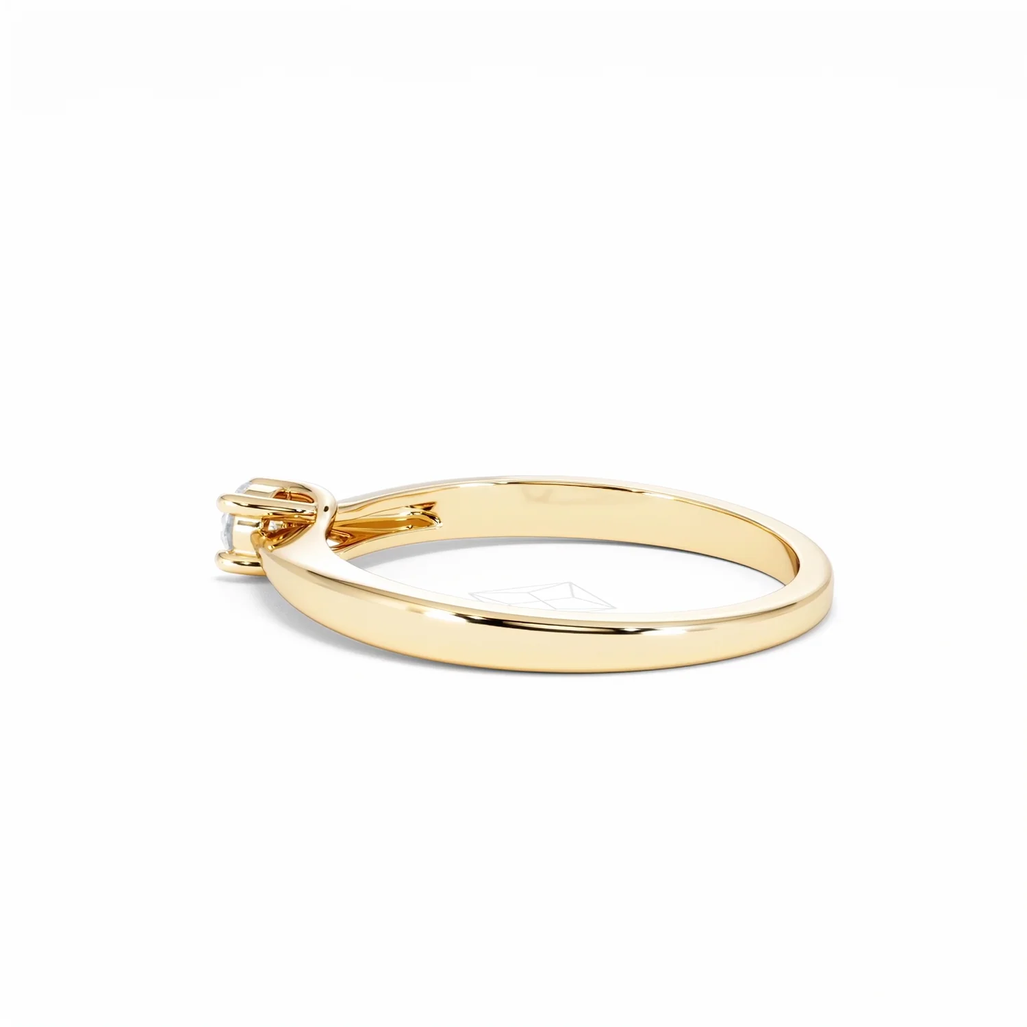 Naomi Lab Diamond Engagement Ring 0.15ct H/Si in 18K Gold Vermeil - Image 63