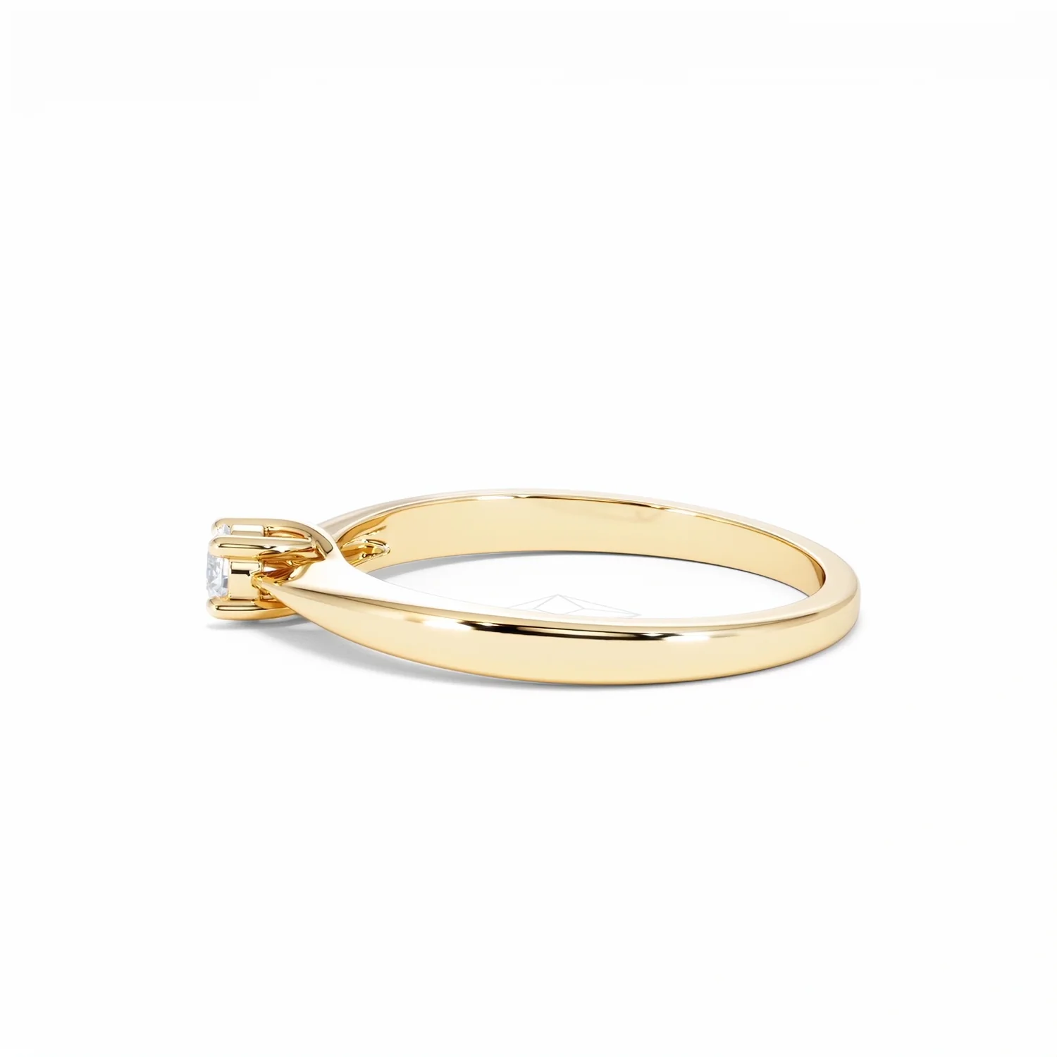Naomi Lab Diamond Engagement Ring 0.15ct H/Si in 18K Gold Vermeil - Image 68