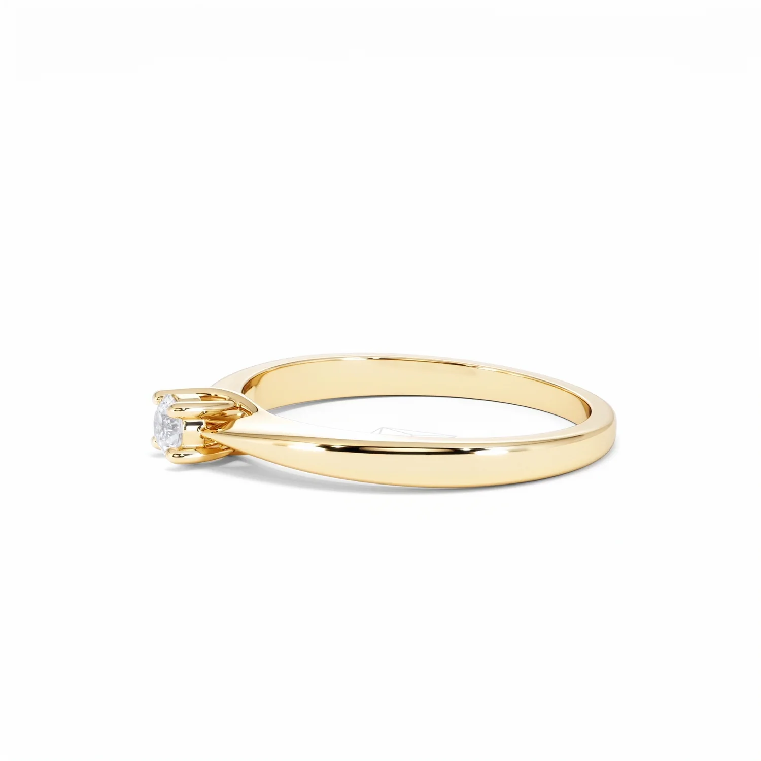 Naomi Lab Diamond Engagement Ring 0.15ct H/Si in 18K Gold Vermeil - Image 72