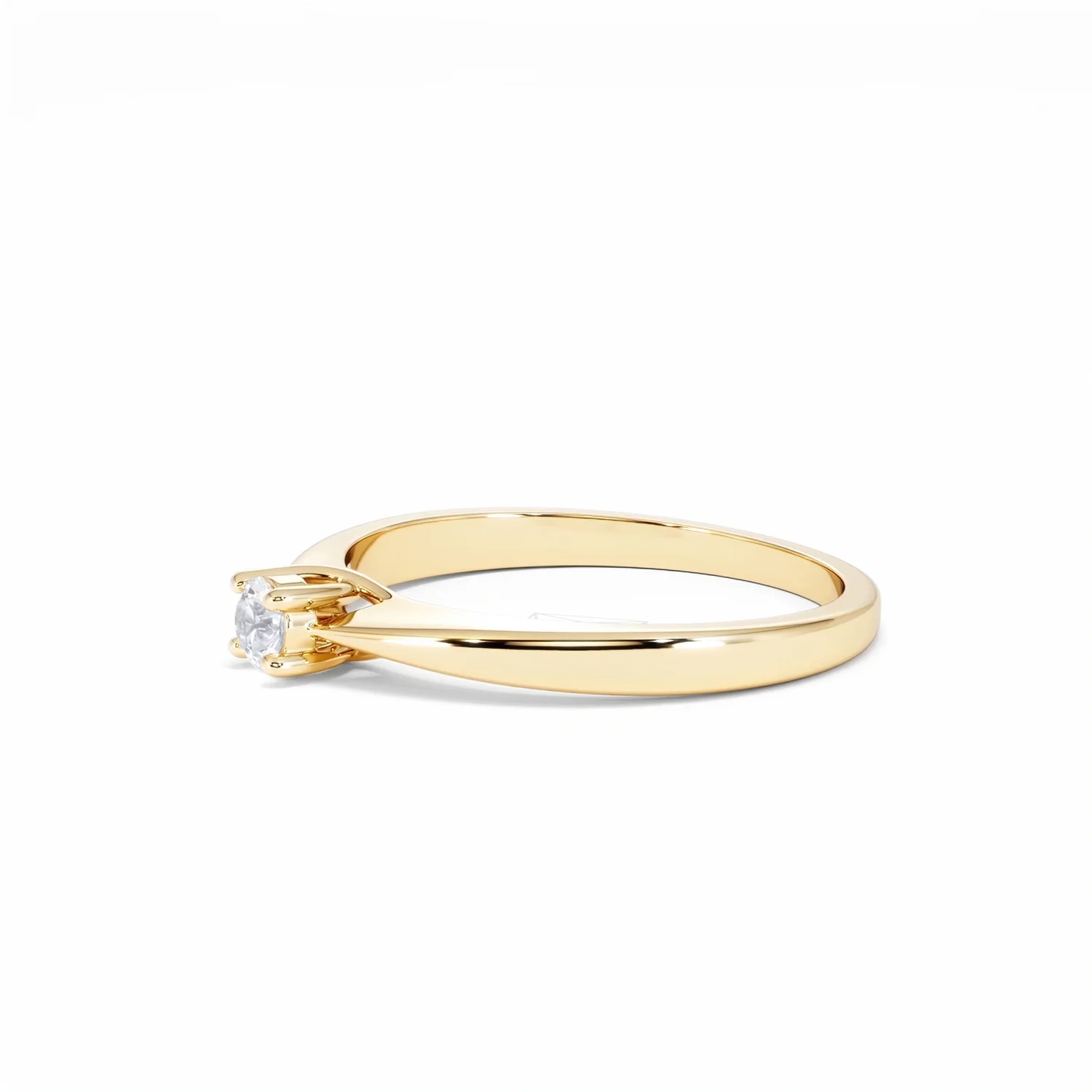 Naomi Lab Diamond Engagement Ring 0.15ct H/Si in 18K Gold Vermeil - Image 74