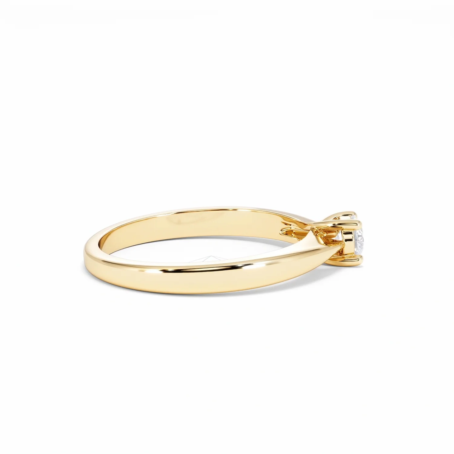Naomi Lab Diamond Engagement Ring 0.25ct H/Si in 18K Gold Vermeil - Image 29